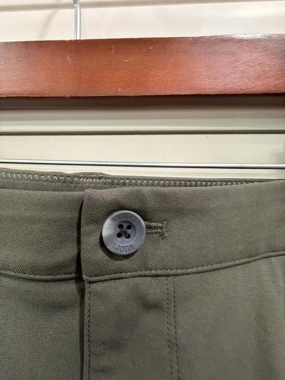Vuori Meta Pant Olive Green Size 36